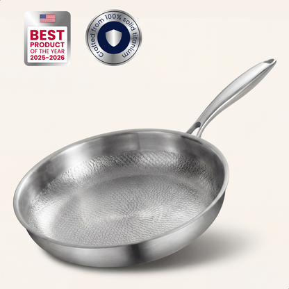 Titanium Fry Pan Pro® | Perfect Non-Stick Cooking without Chemicals!