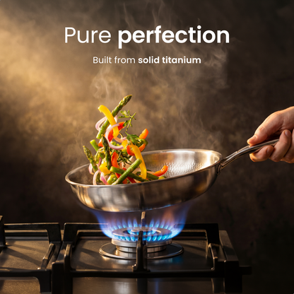 Titanium Fry Pan Pro® | Perfect Non-Stick Cooking without Chemicals!